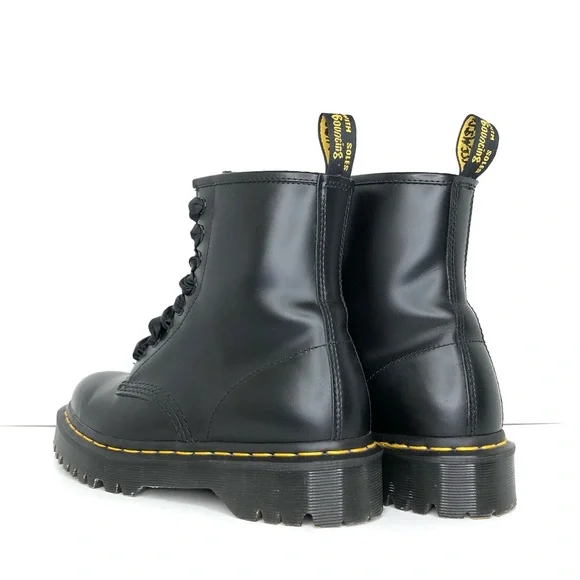 Dr Martens 1460 Bex Smooth Leather Platform Ankle Boots Women’s 7 Shoes - Picture 4 of 12